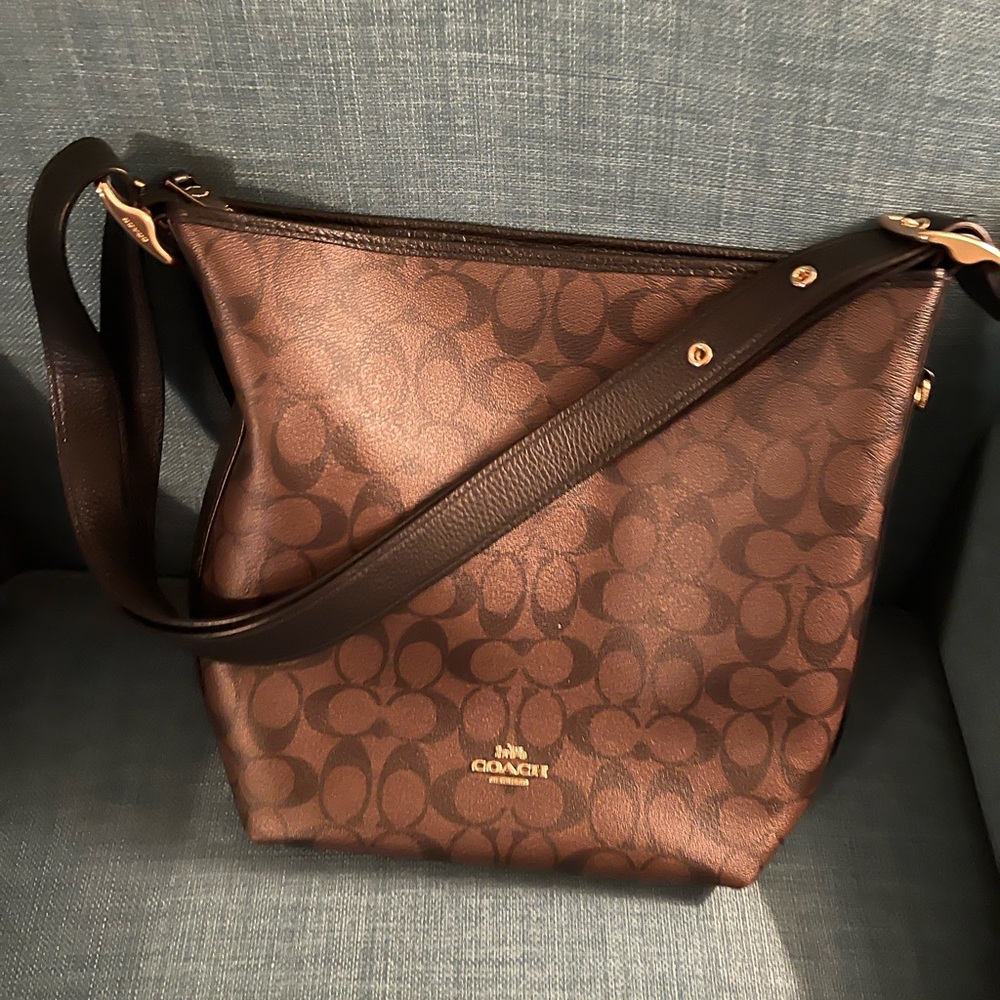 Black/Brown Coach Purse